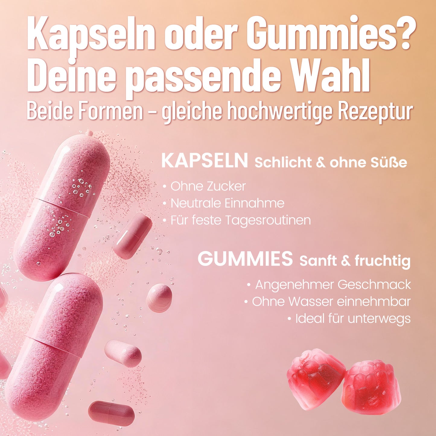 Zehnplus HAAR TRIO CARE+ – Hochdosierte Kapseln für Haare, Haut & Nägel