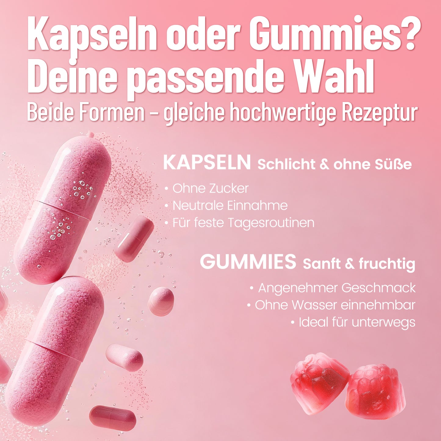 Intima Hair Balance Kapseln +mit Nährstoffen für Intimbalance sowie Haare, Haut & Nägel für den täglichen Bedarf von Frauen vegan · laborgeprüft  in Deutschland
